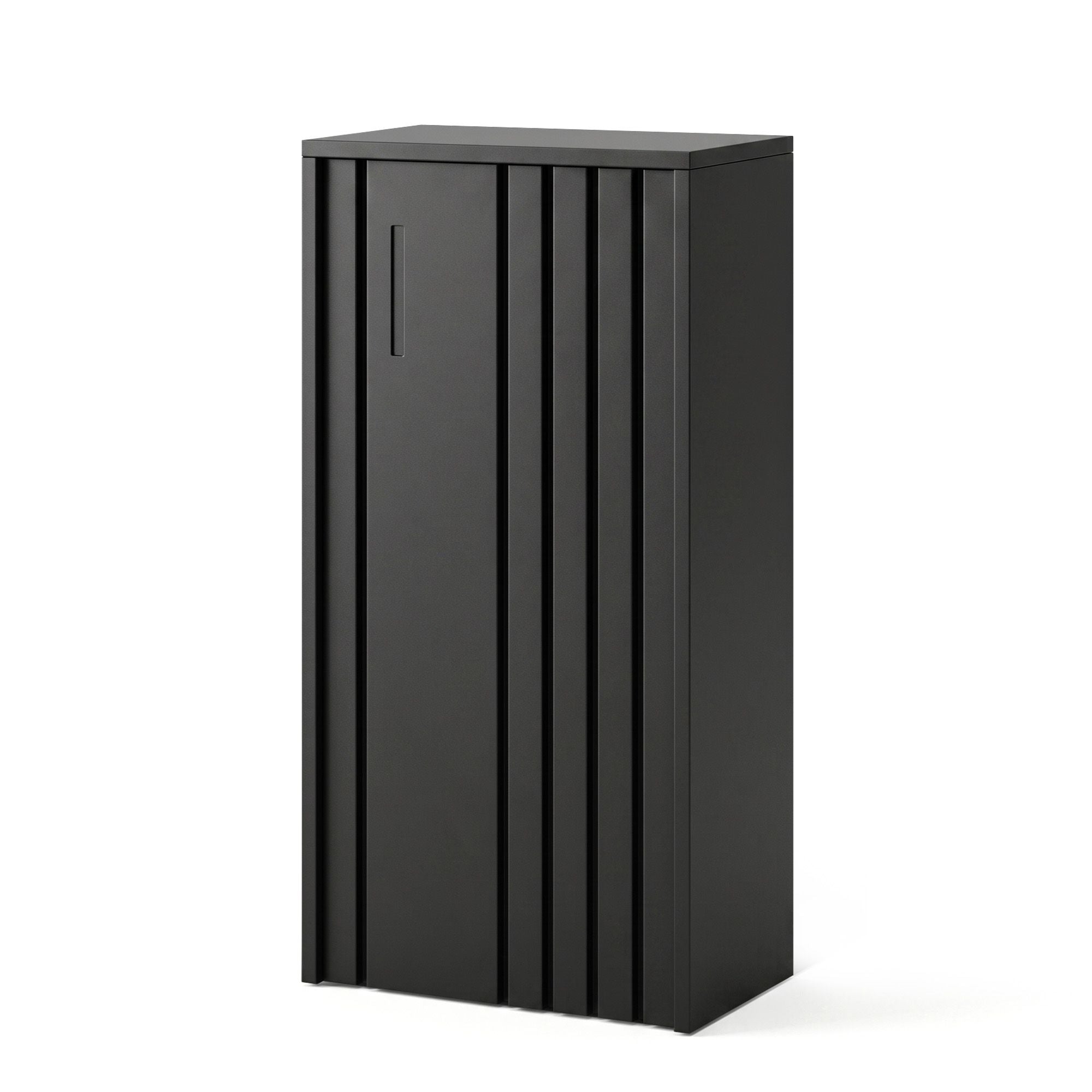 Parcel Letterbox Drop Box Package Slot MailBox Black