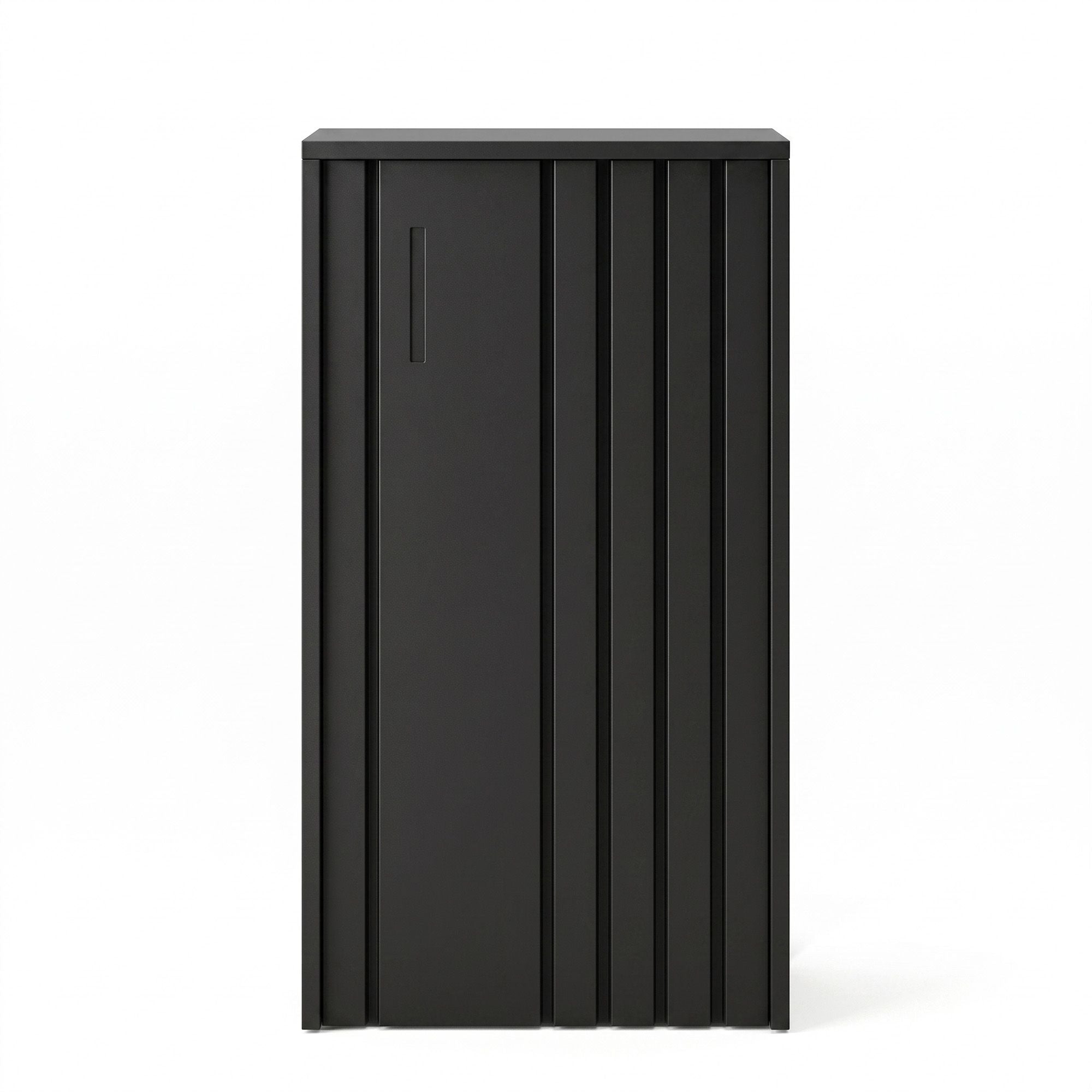 Parcel Letterbox Drop Box Package Slot MailBox Black
