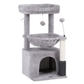 i.Pet Cat Tree Tower 82cm Scratching Post Furniture Scratcher House - Light Grey