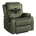 Recliner Chair Heated Massage Chair with Phone Holder Velvet