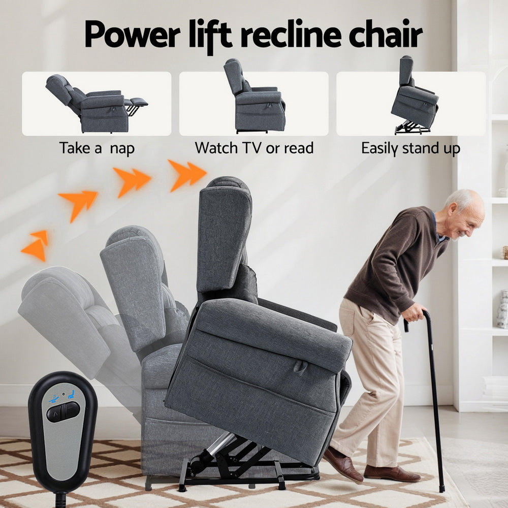 Electric Riser Recliner Chair Power Lift Massage Heated Recliner Sofa