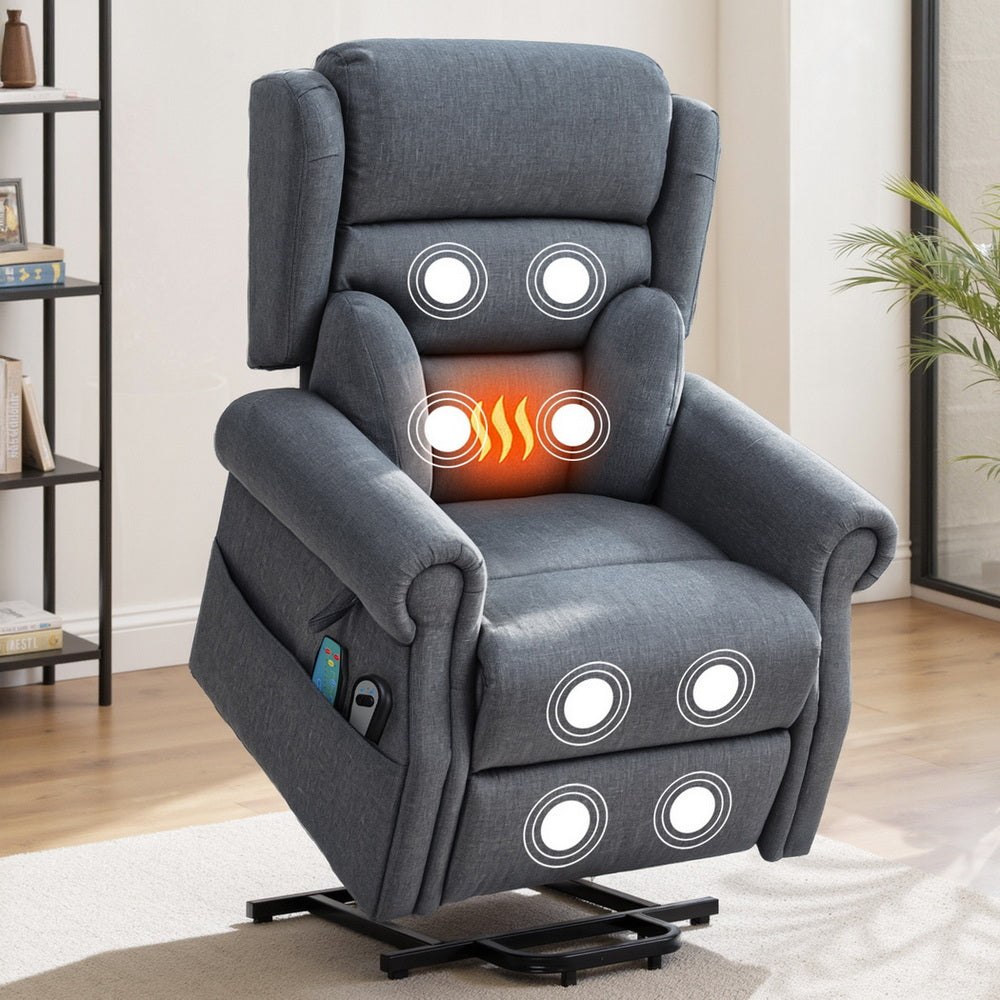 Electric Riser Recliner Chair Power Lift Massage Heated Recliner Sofa