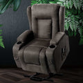 Riser Recliner Chair Lift Assist Heated Massage Chair Velvet