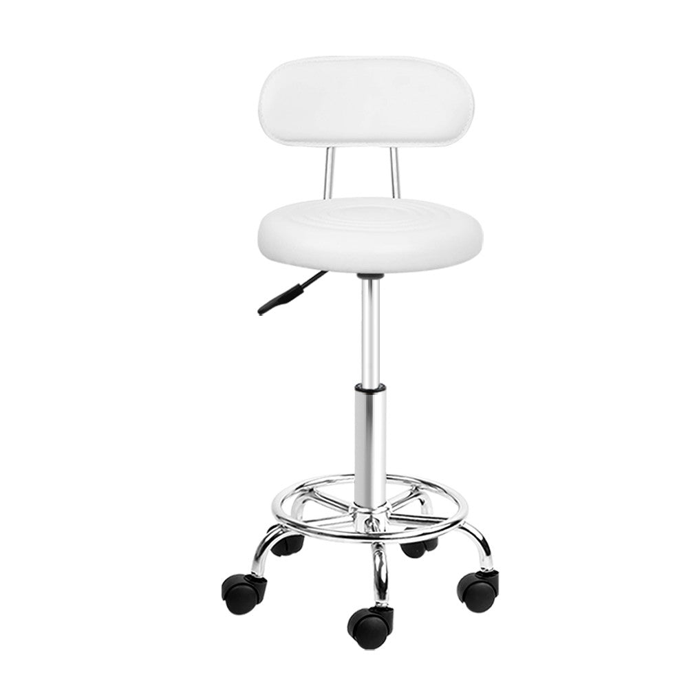 Salon Stool Swivel Barber Chair Backrest Hairdressing Hydraulic Height