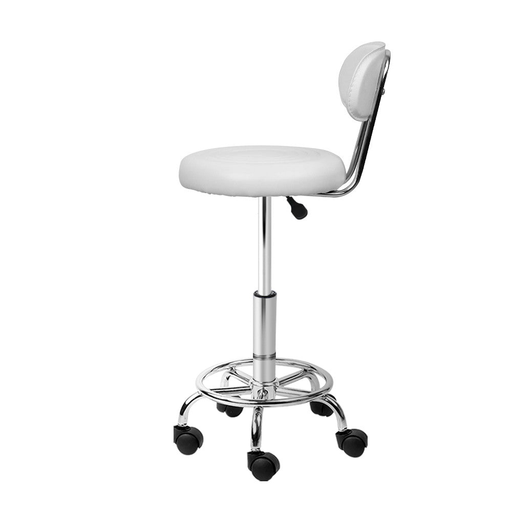 Salon Stool Swivel Barber Chair Backrest Hairdressing Hydraulic Height