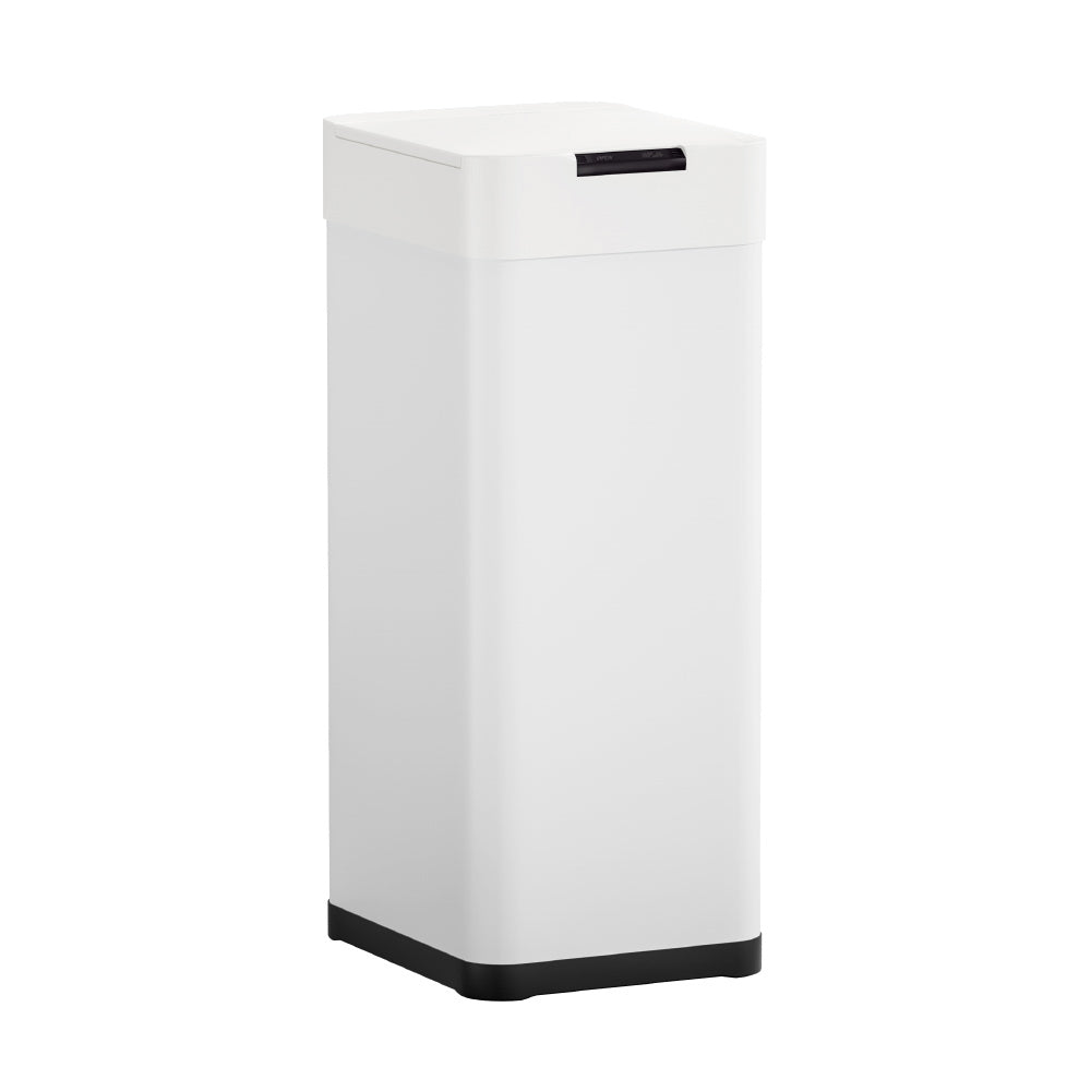 50L Sensor Bin Motion Rubbish Bins Kitchen Automatic Trash Can White