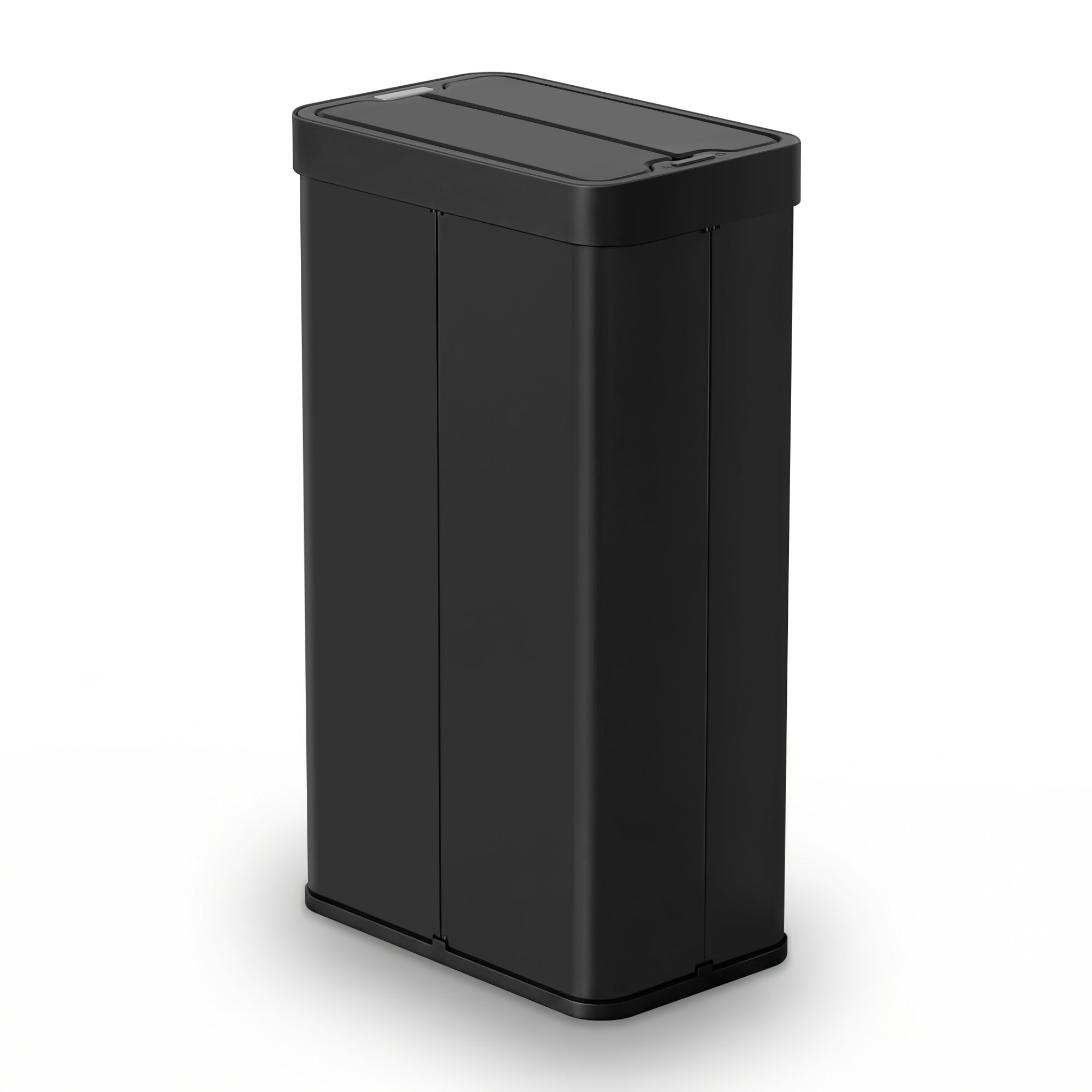 Rubbish Bin 70L Automatic Sensor Kitchen Bin, Slim Smart Garbage Can Touchless Rectangular with Liner Holder, Fully Closed Lid for Bedroom, Bathroom, Living Room, Black