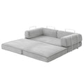 Convertible Folding Sofa Bed Grey