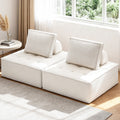 2 Floor Sofa Lounge Chair with Pillow
