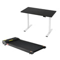 120cm Automatic Standing Desk with 400mm Electric Walking Pad Treadmill