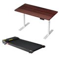 120cm Automatic Standing Desk with 400mm Electric Walking Pad Treadmill