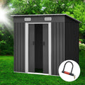 Garden Shed 1.94x1.21M Sheds Outdoor Storage Workshop House Tool Shelter Sliding Door