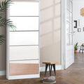 Mirror Shoe Cabinet ‚Äì White