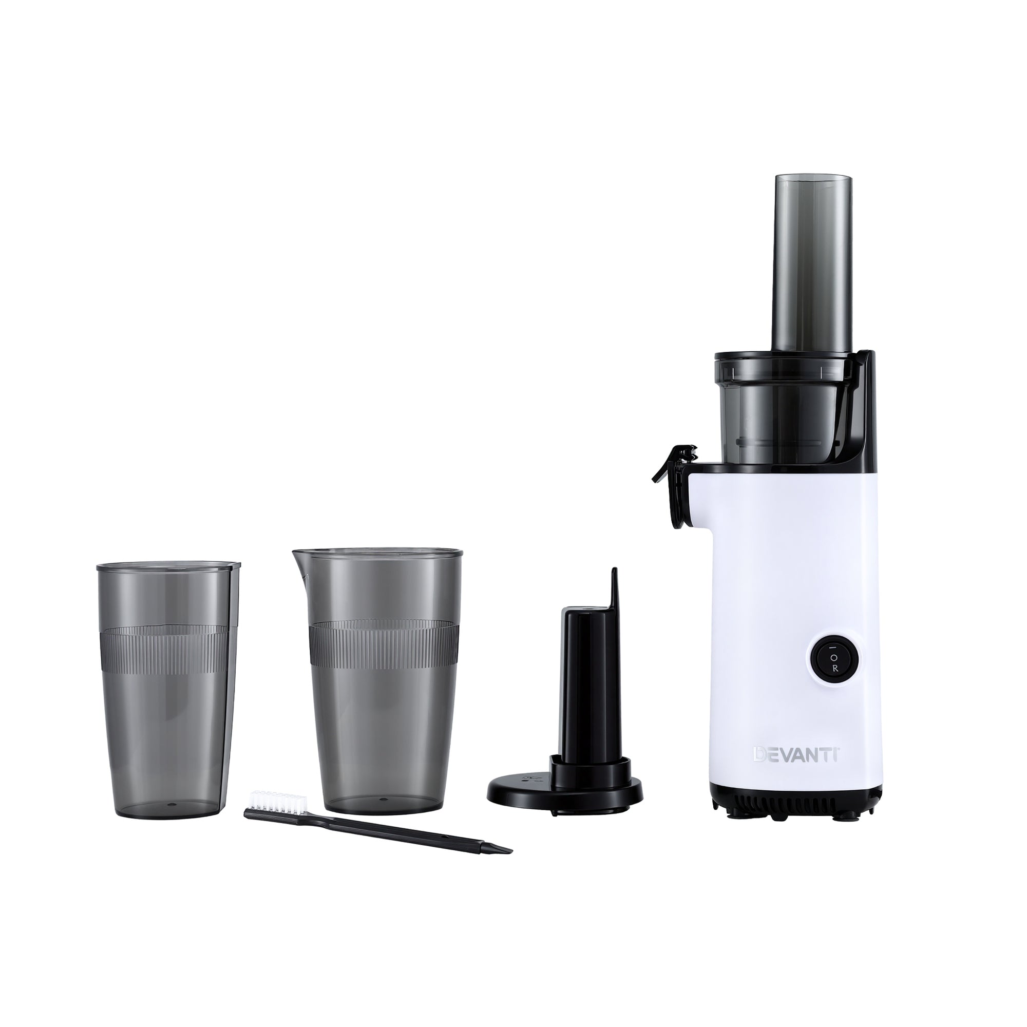 Slow Juicer Cold Press Fruit Juice Extractor 130W - White