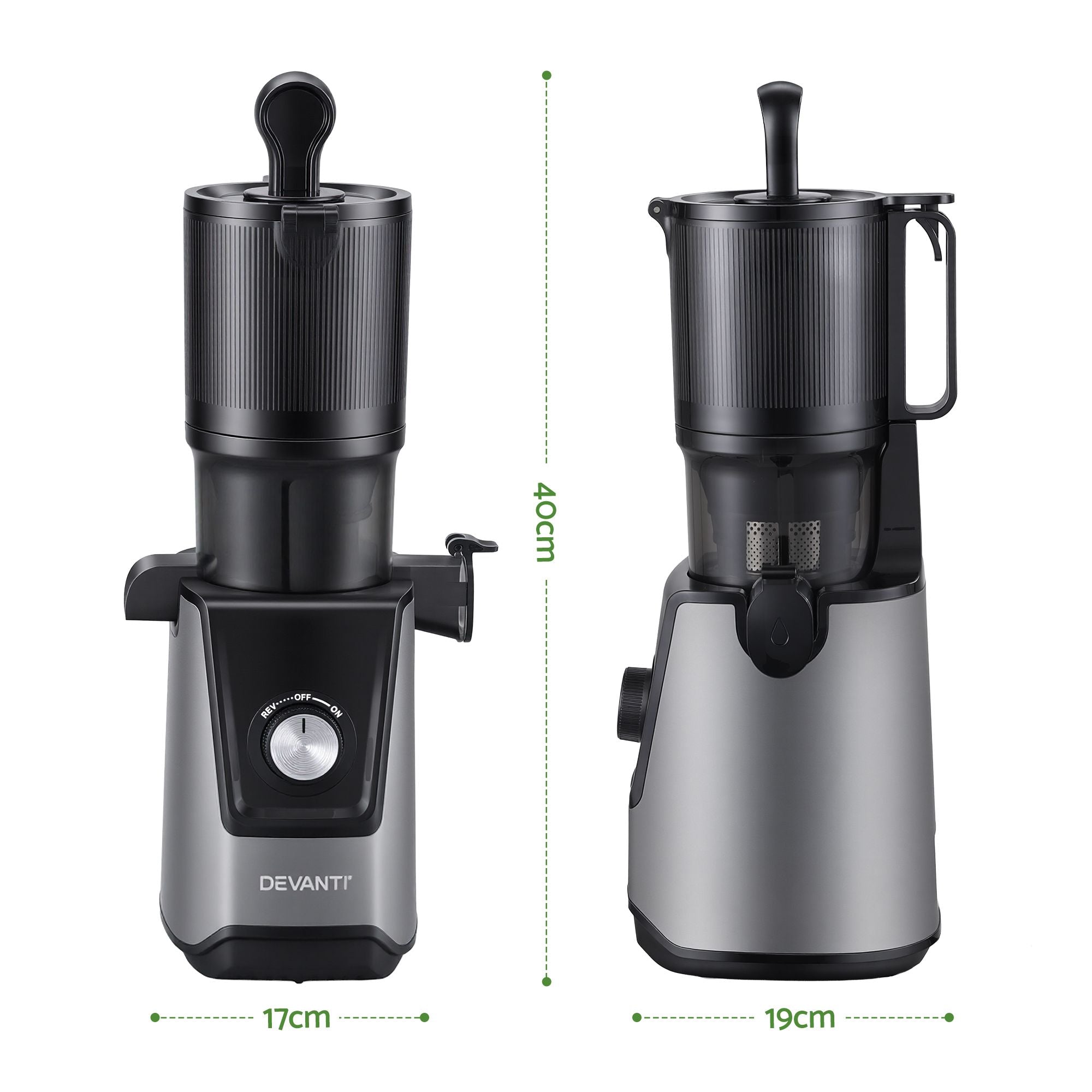 Slow Juicer Cold Press 200W for Fruit Vegetable Juice
