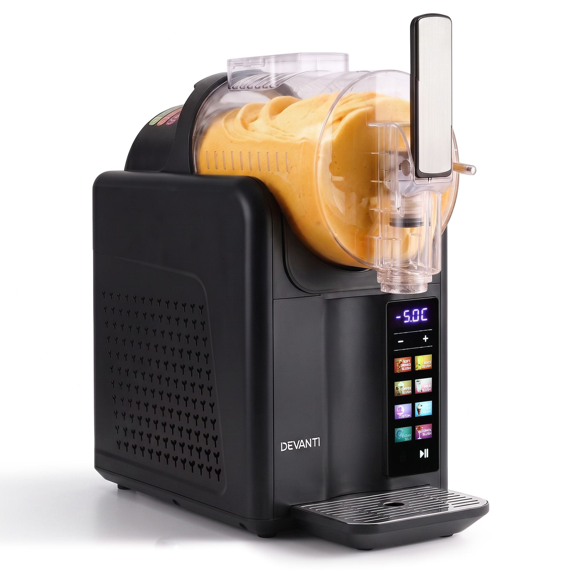 Slushie Machine 2L Frozen Drink Maker Ice Cream Cocktail Slush Maker Black