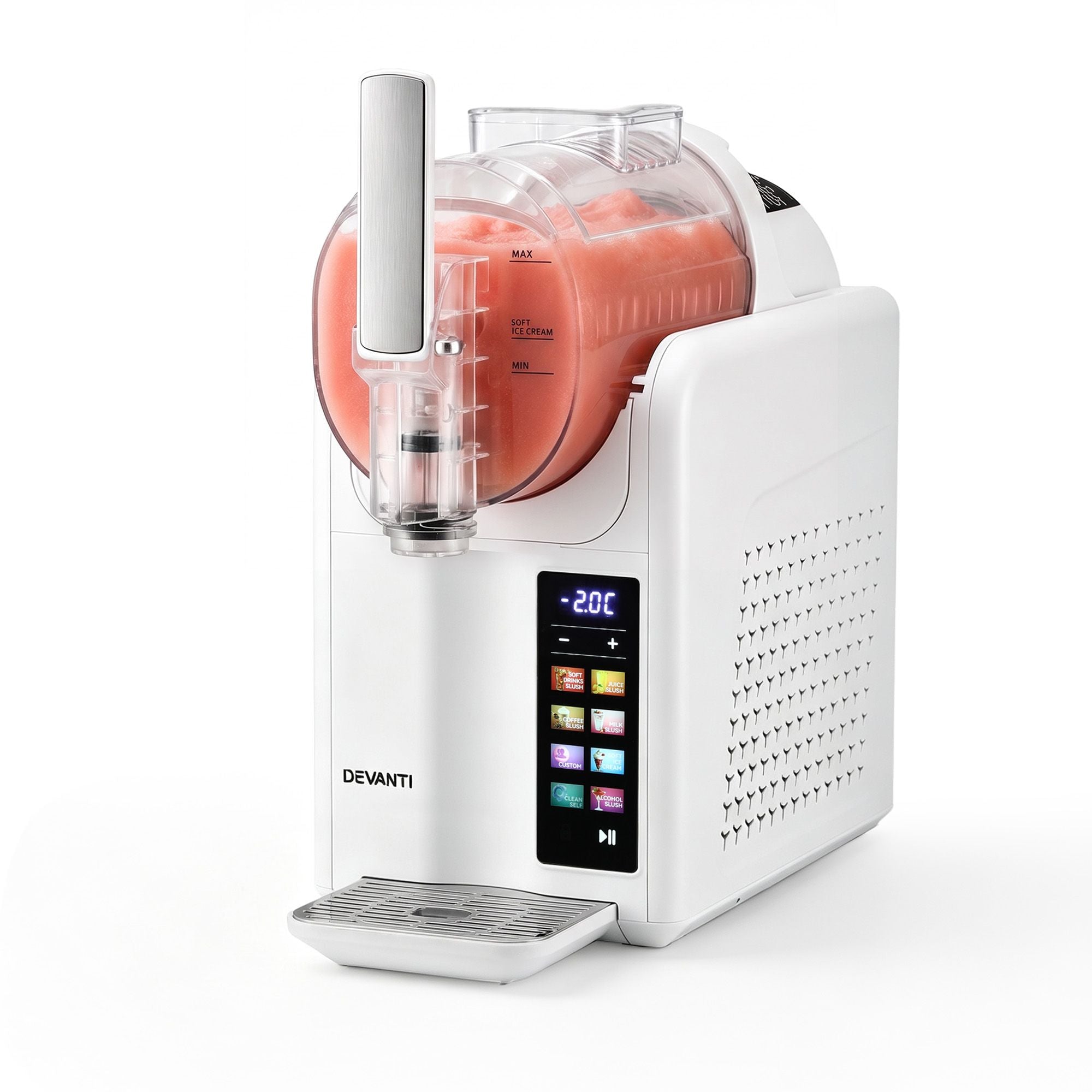 Slushie Machine 2L Frozen Drink Maker Ice Cream Cocktail Slush Maker White