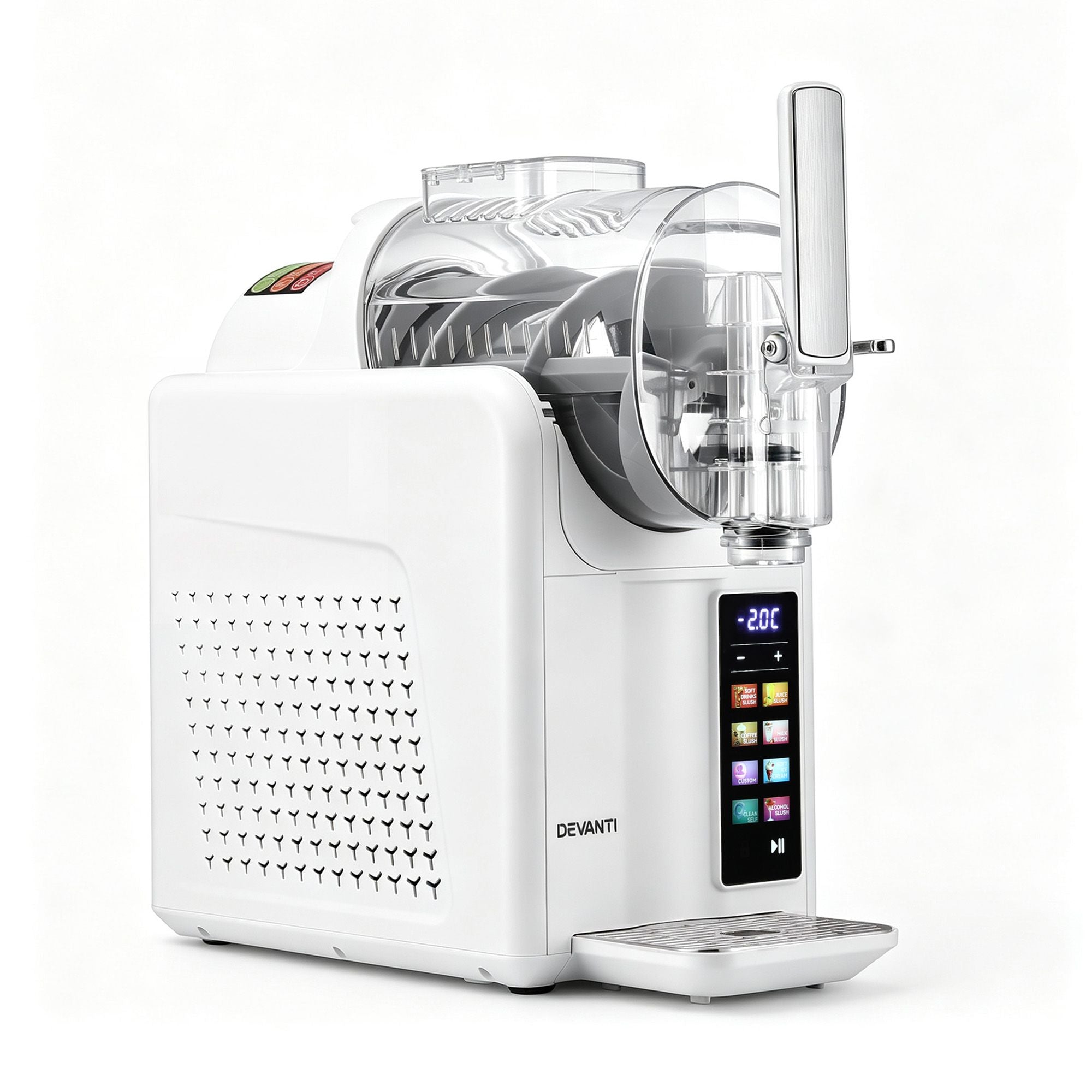 Slushie Machine 2L Frozen Drink Maker Ice Cream Cocktail Slush Maker White