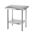 Stainless Steel Kitchen Bench Work Table 610 x760MM 430