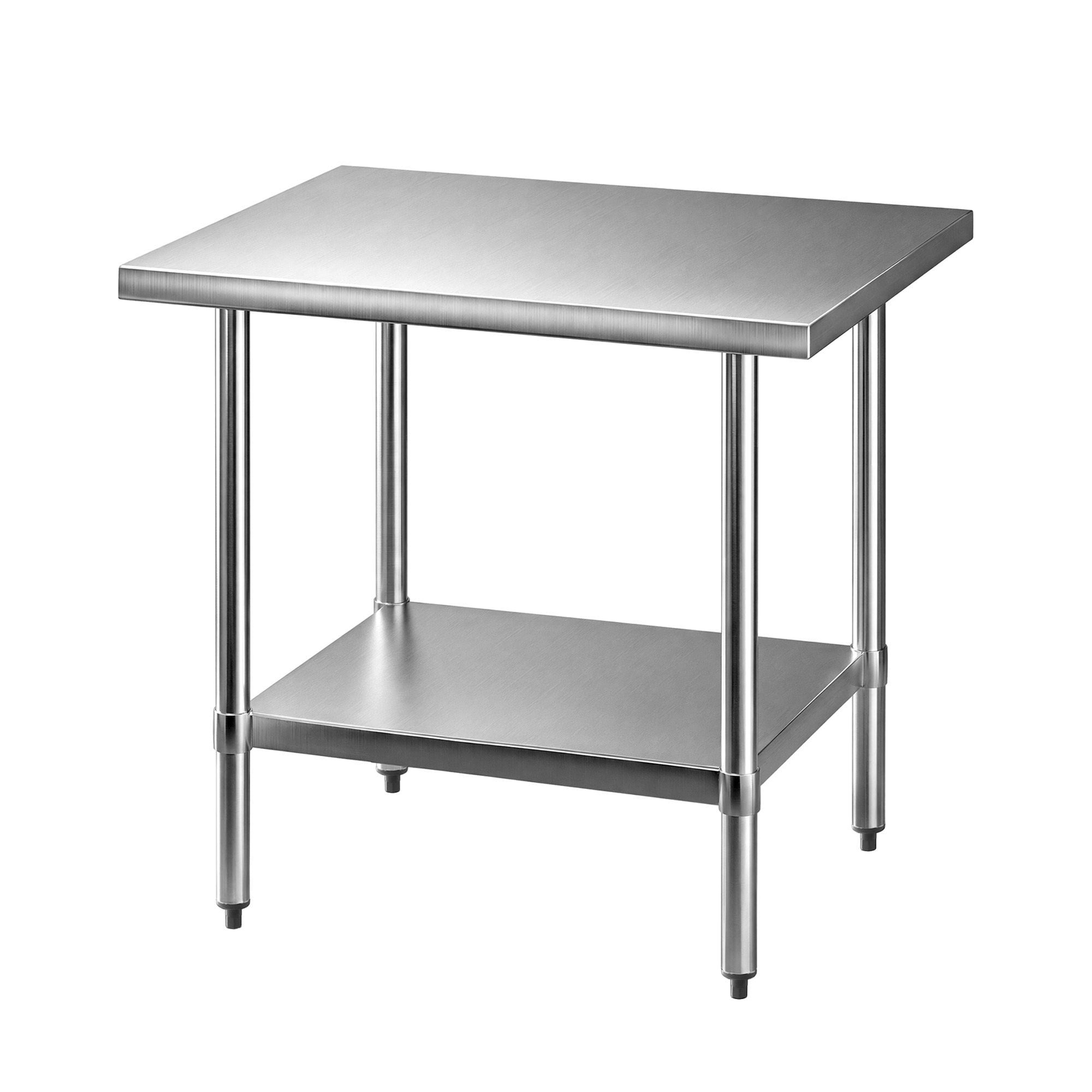 914x762mm Stainless Steel Kitchen Bench 430