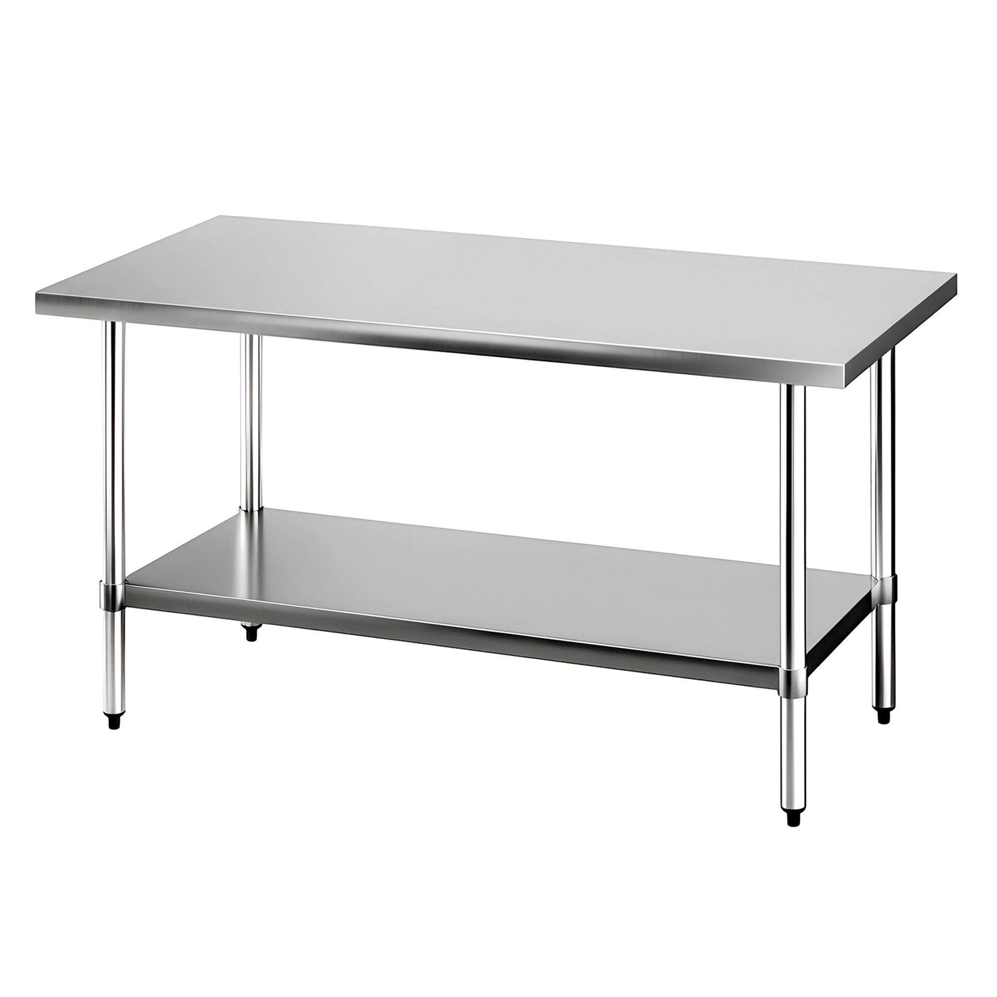 1524x762mm Stainless Steel Kitchen Bench 430