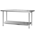 1829x760mm Stainless Steel Kitchen Bench 430