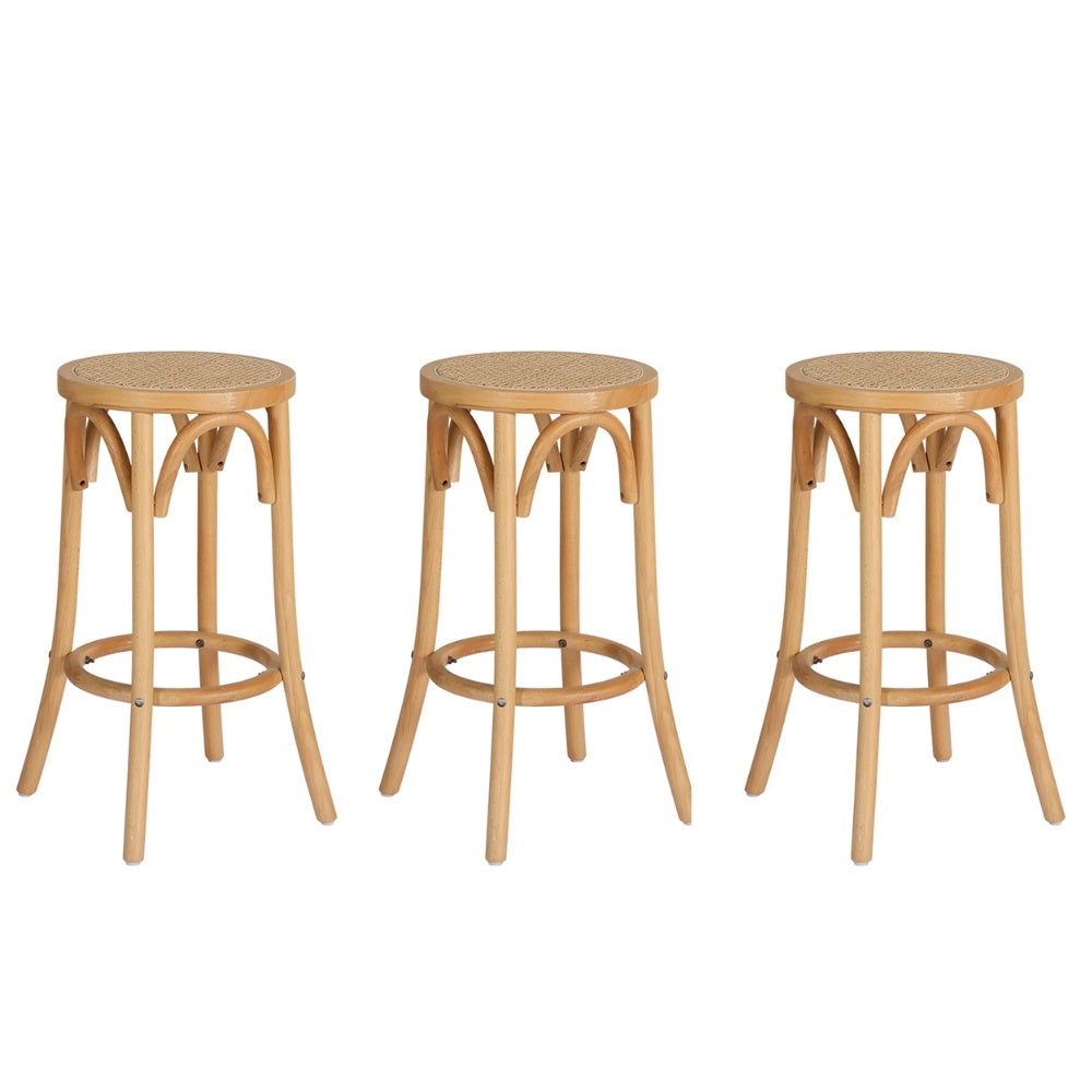 Wood bar stools set of 3 outlet