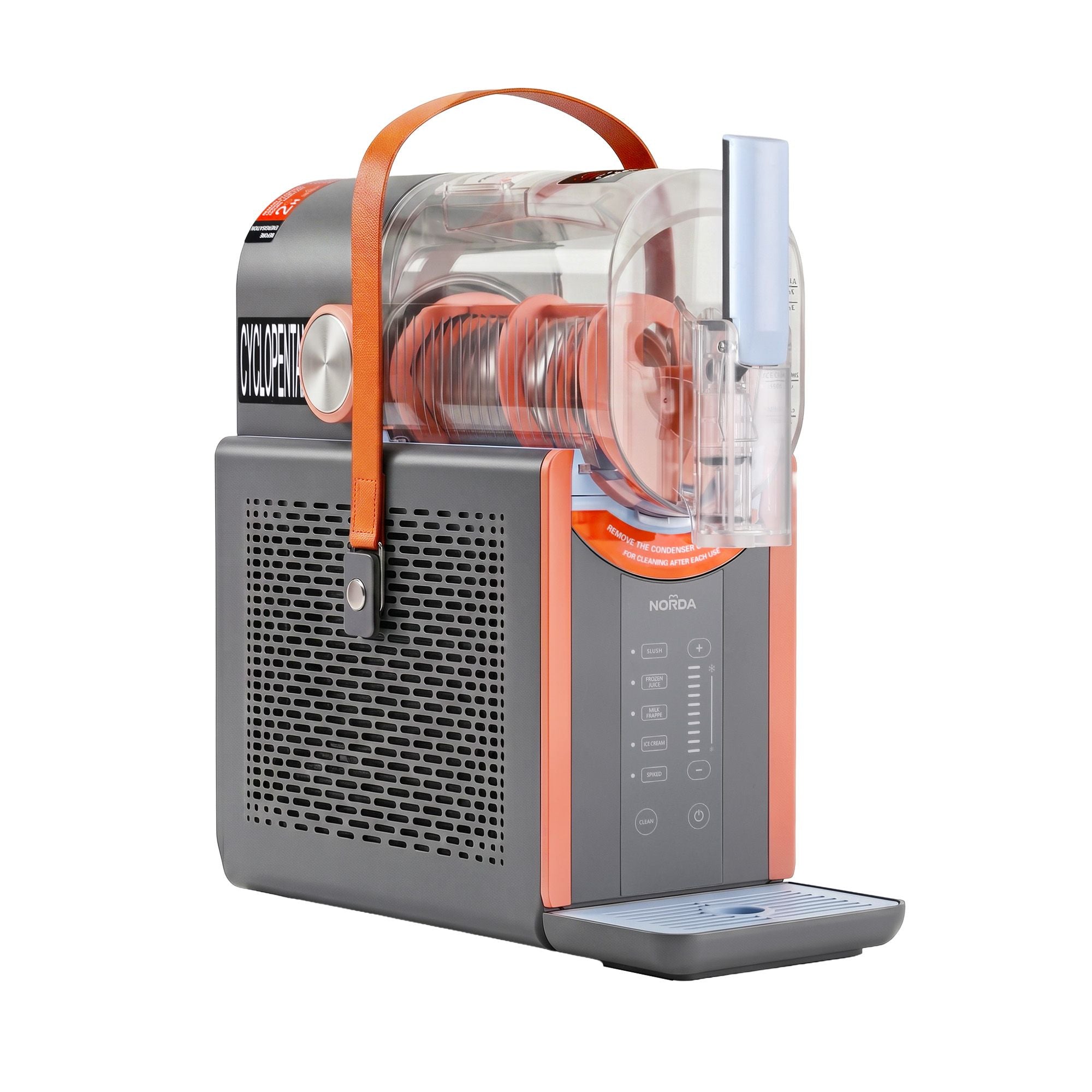 2L Slushie Machine Frozen Drink Maker Ice Cream Maker Countertop Grey