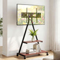 Mobile TV Stand Rolling Cart Wheels 32-75