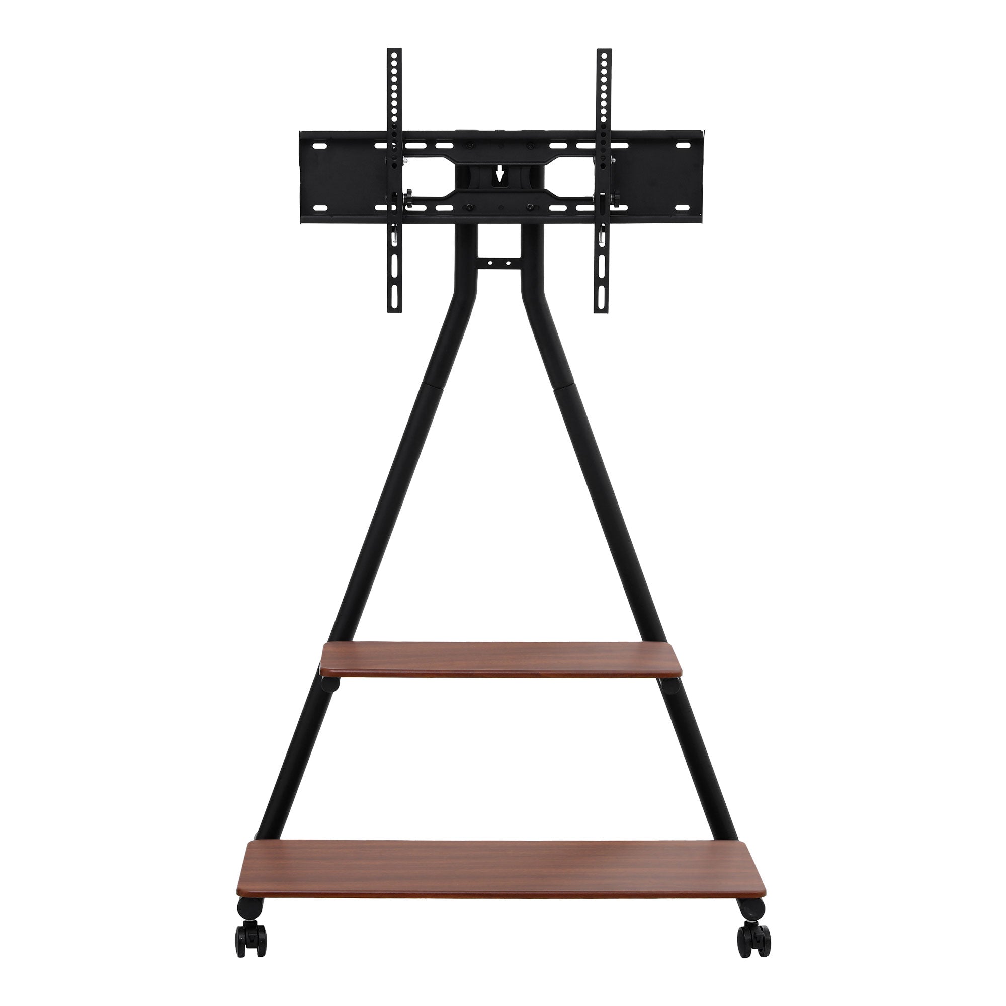Mobile TV Stand Rolling Cart Wheels 32-75" Heavy Duty 133kg Mount Bracket