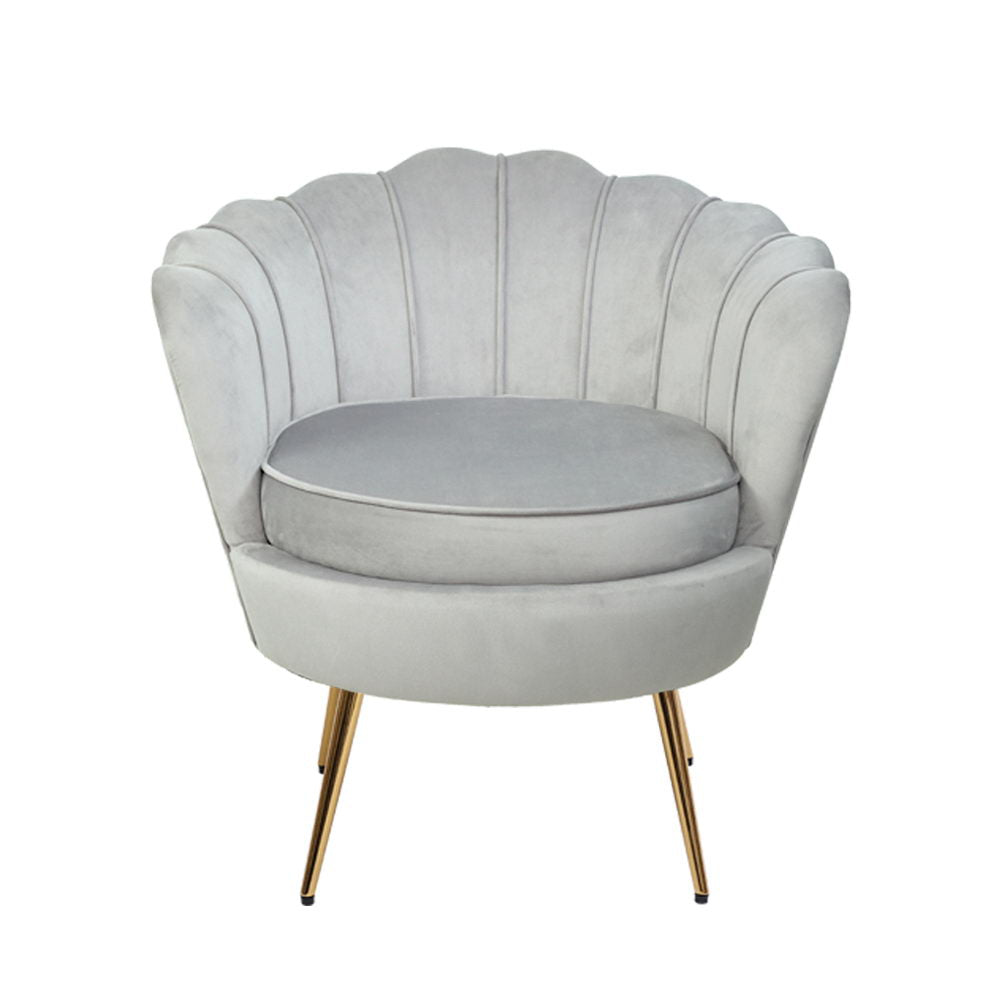 Armchair Velvet Grey Callista