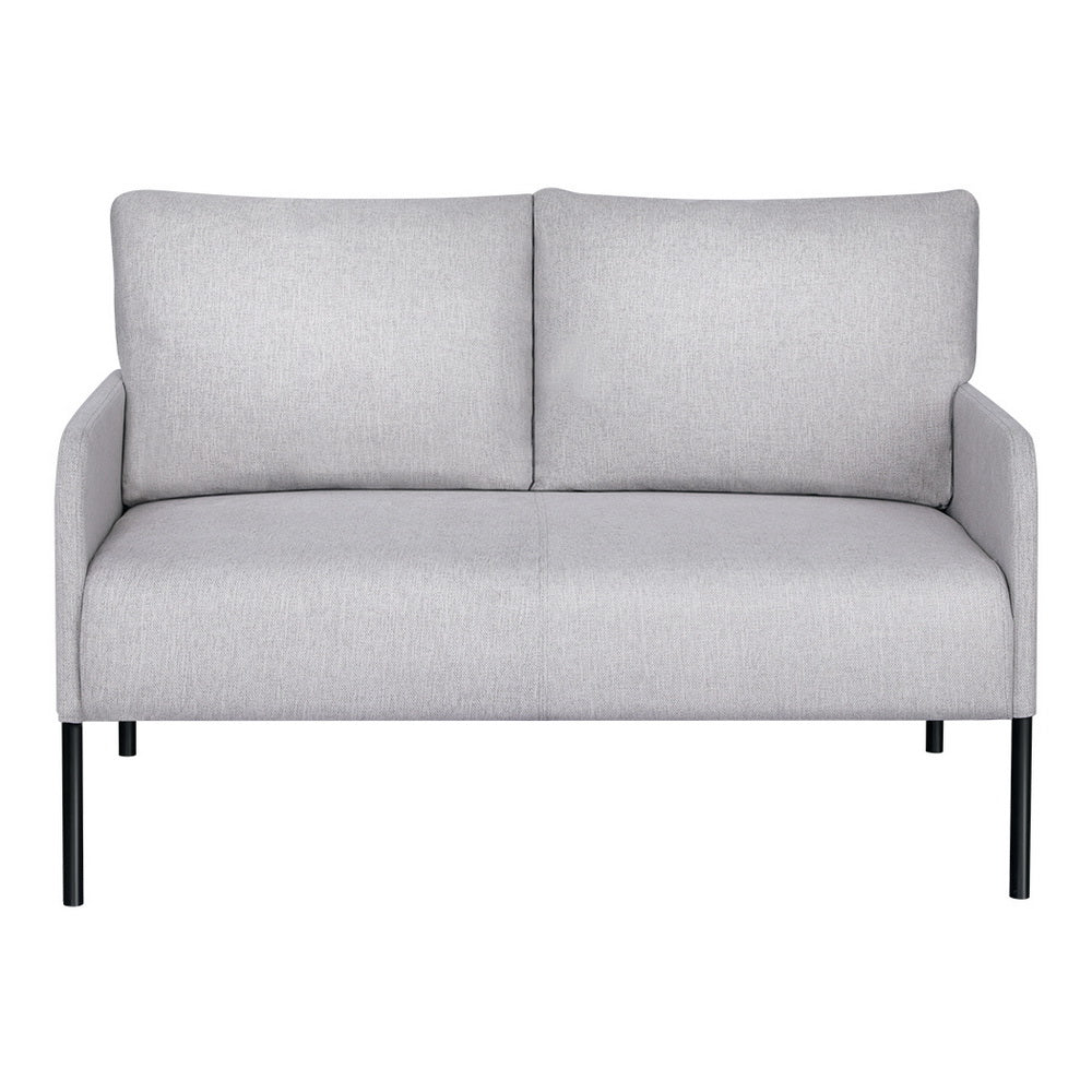 Armchair 2-Seater Sofa Pillow Linen Grey