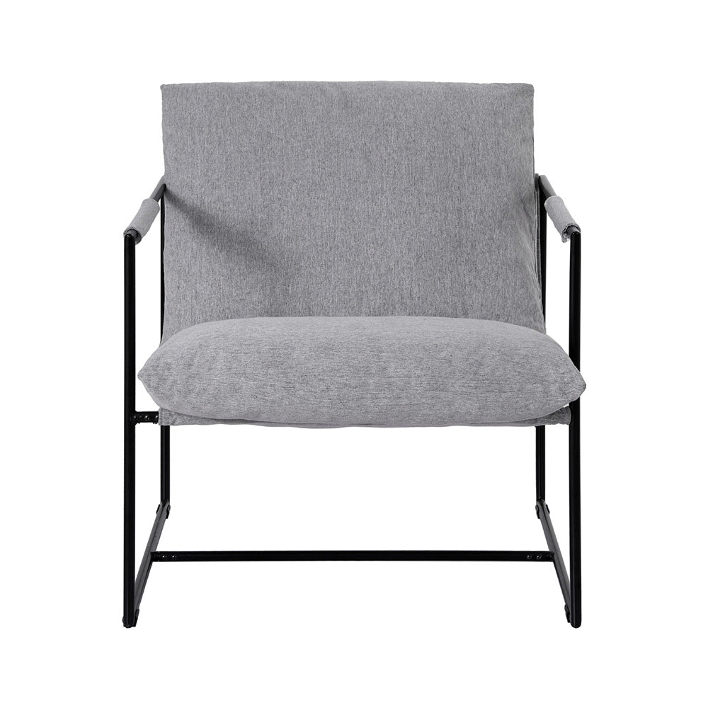 Armchair Lounge Chair Sling Grey