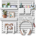 Pegboard Combination Kit with 4 Pegboards and 18 Accessories Modular Hanging for Wall Organiser