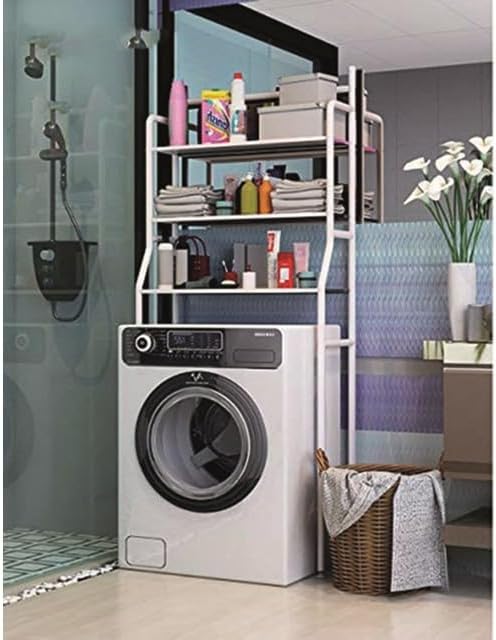 3-Tier Over Washing Machine Storage Rack for Laundry Room or Kitchen