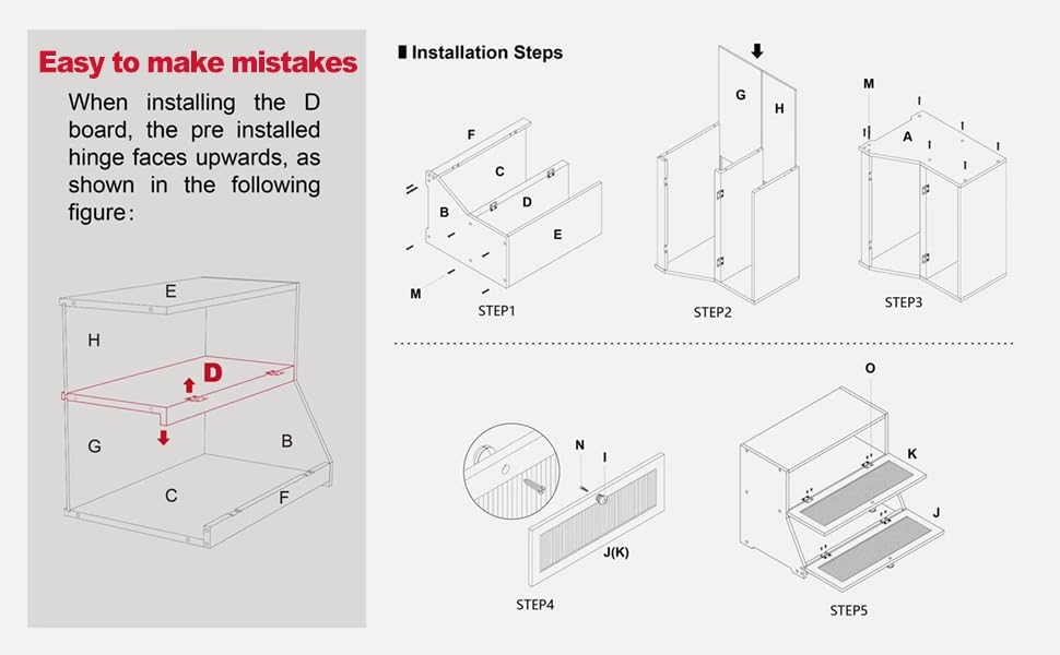 Double Layer Bamboo Bread Box for Kitchen Counter - Large Capacity Bread Storage Container with Clear Window, Easy Assembly, Farmhouse Style Bread Holder (White)