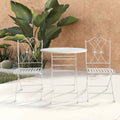 Oliveira 3-Piece Outdoor Dining Set - White