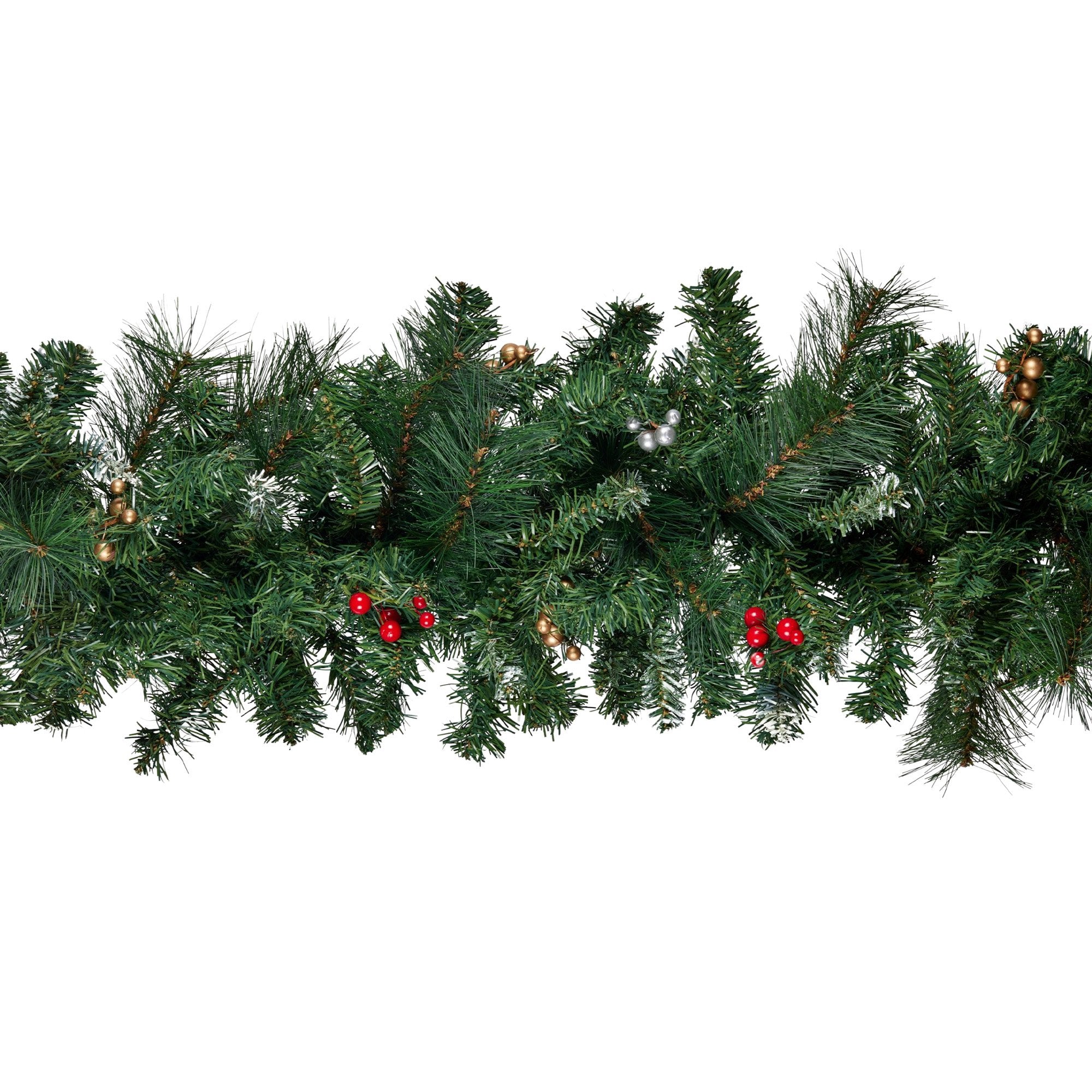 305cm Extra Long Christmas Garland with Berries