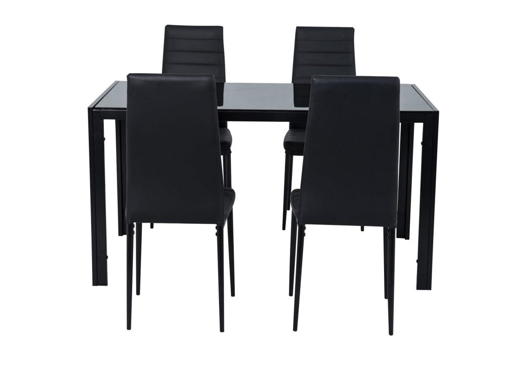 5 Piece Tatiana Dining Set - Black