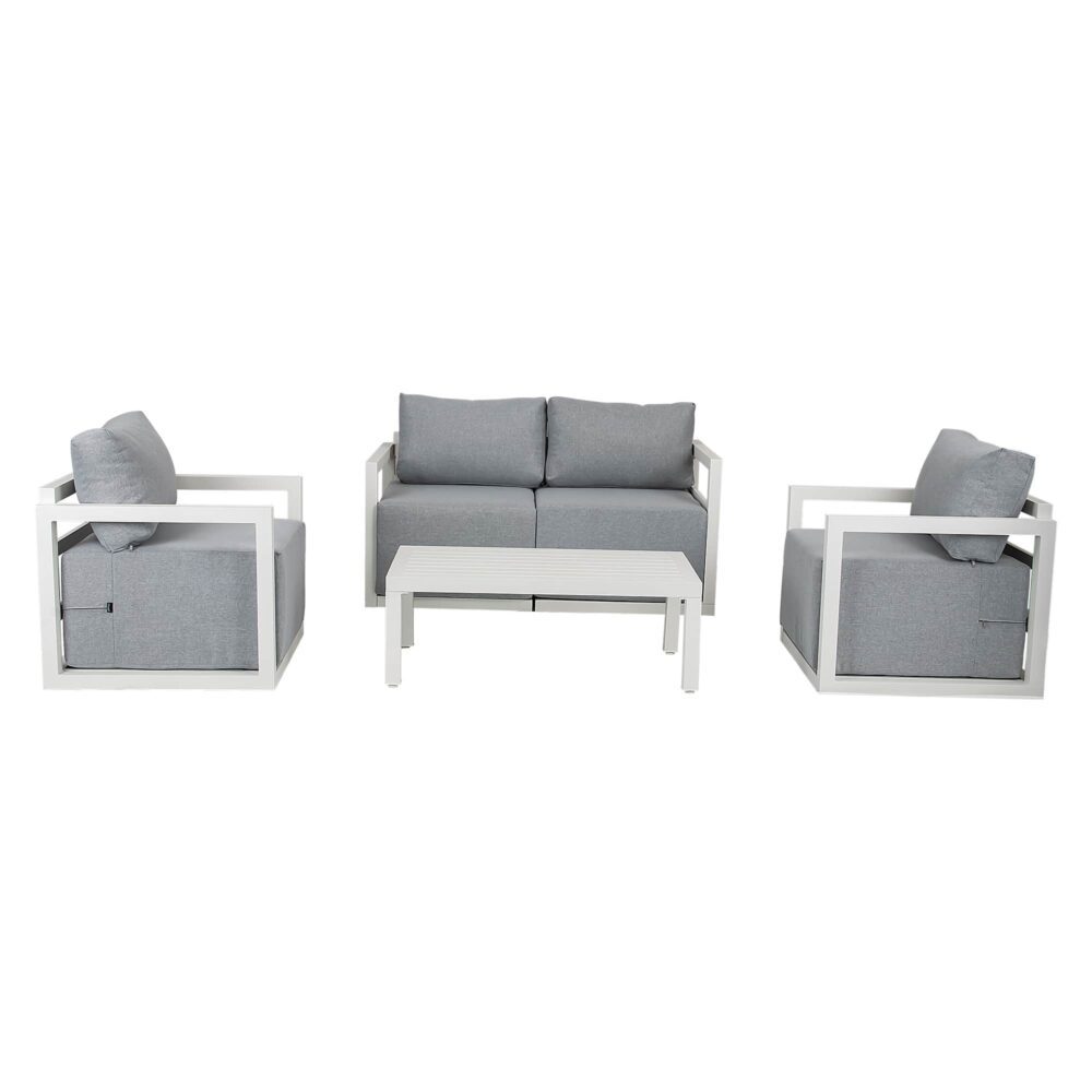 Alfresco Serenity Outdoor Lounge Set - Charcoal Grey