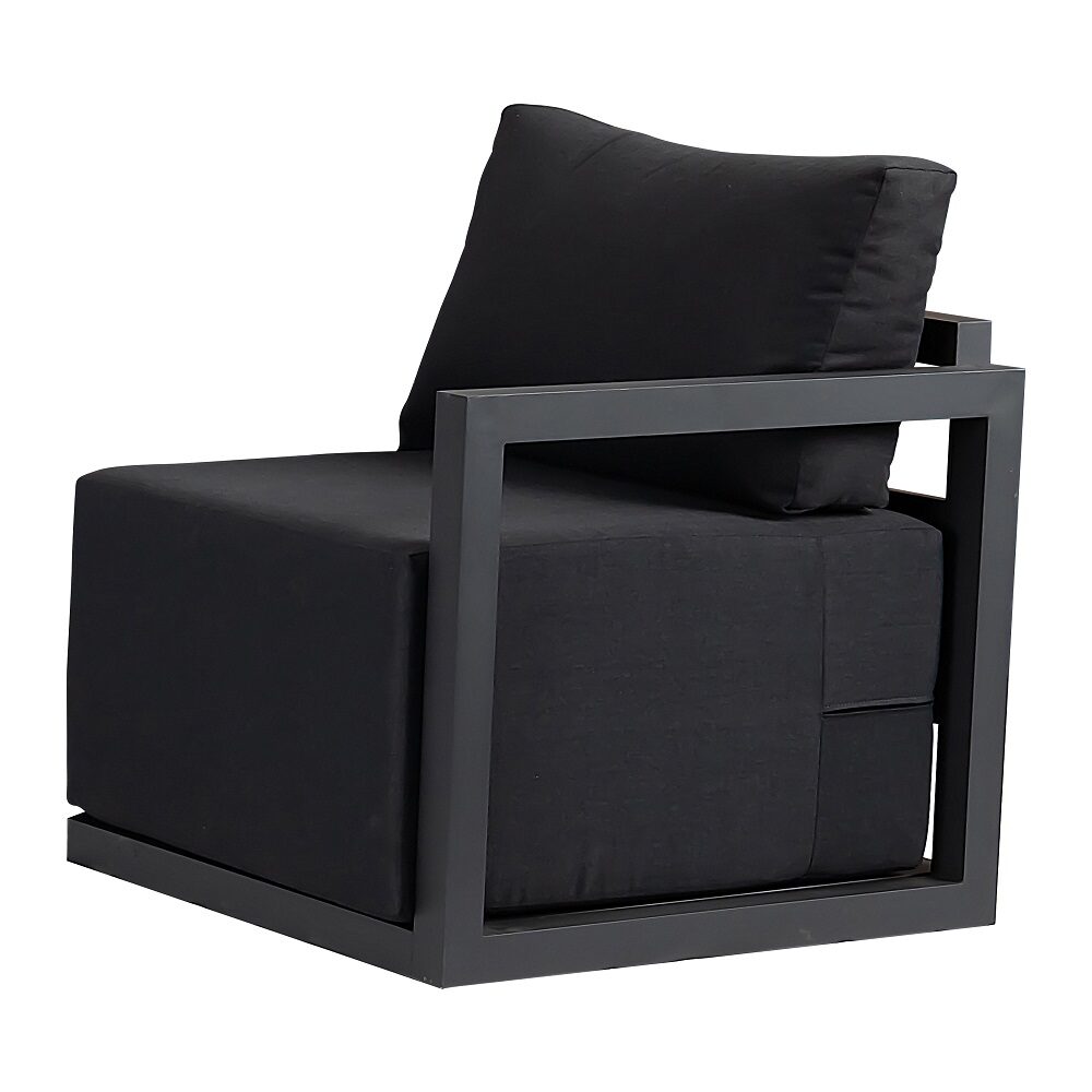 Alfresco 7-Seat Garden Lounge Set - Charcoal Grey