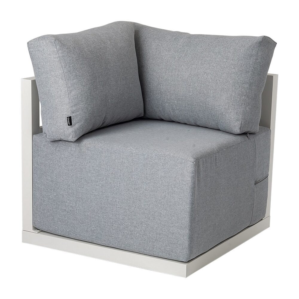 Alfresco 7-Seat Garden Lounge Set - White