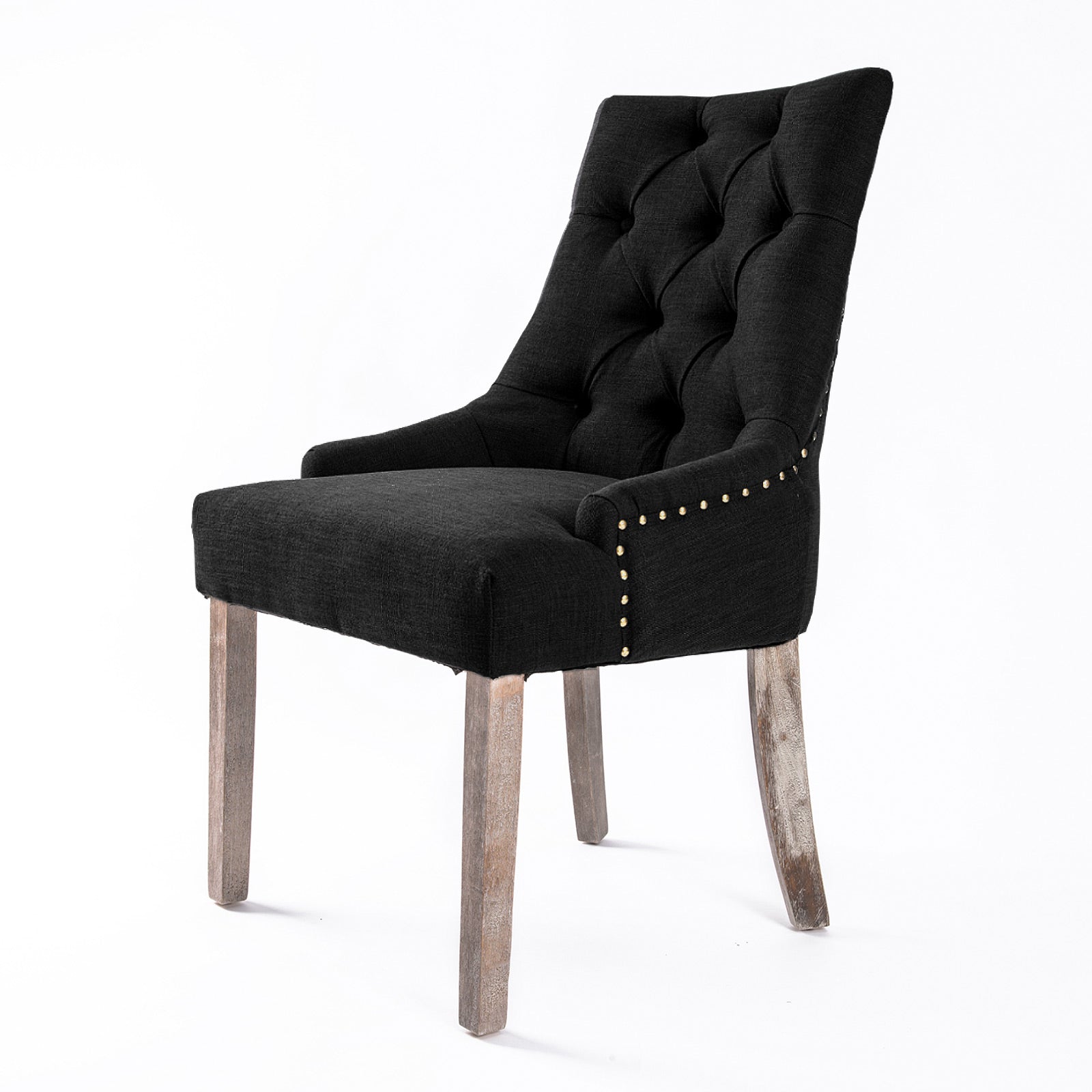 Lisette Amour French Provincial Dining Chair - Black