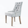 Lisette Amour French Provincial Dining Chair - Grey
