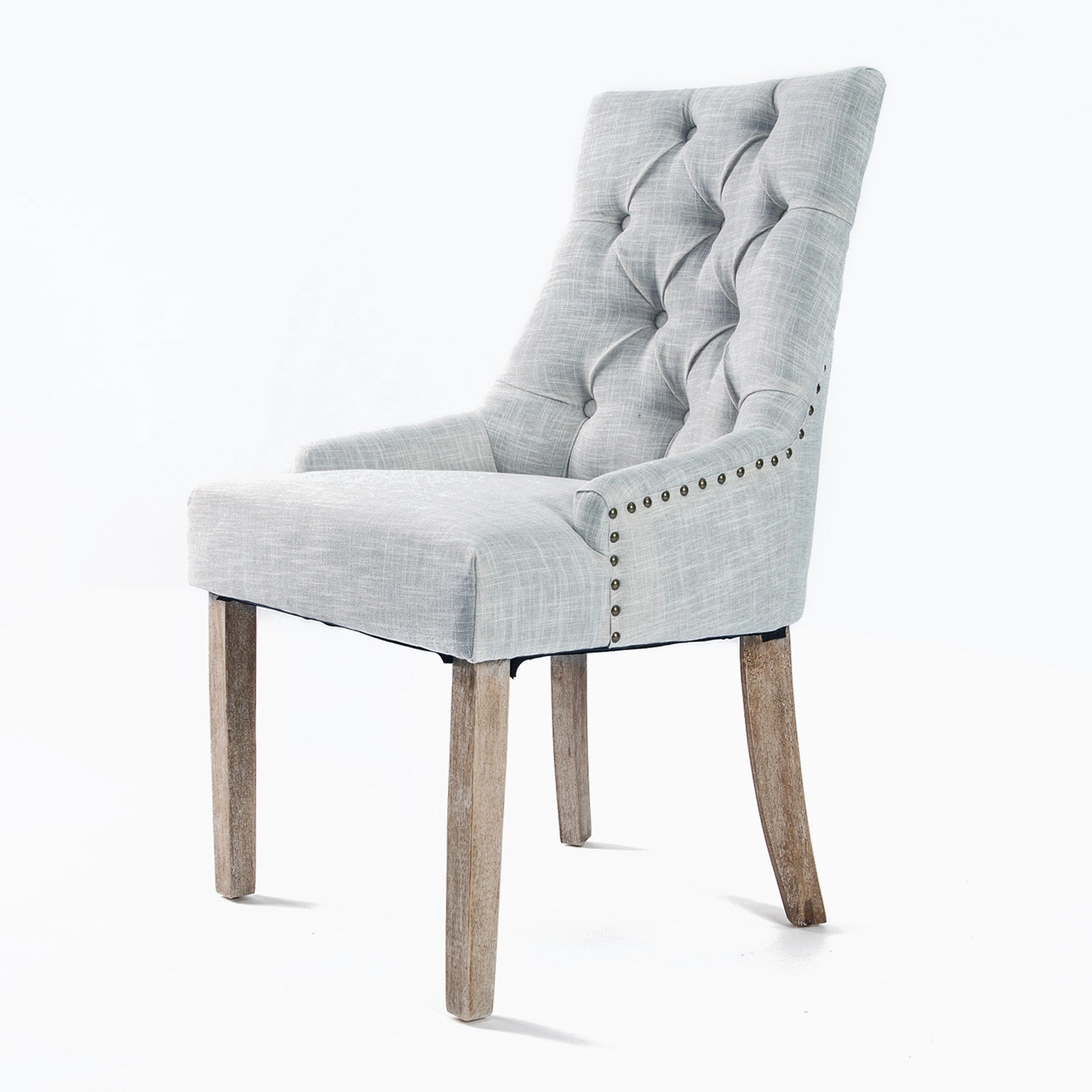 Lisette Amour French Provincial Dining Chair - Grey