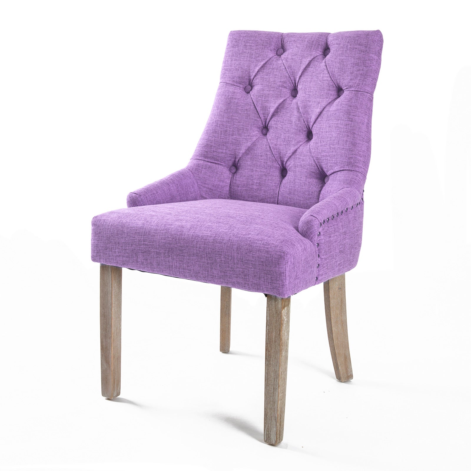 Lisette Amour French Provincial Dining Chair - Violet