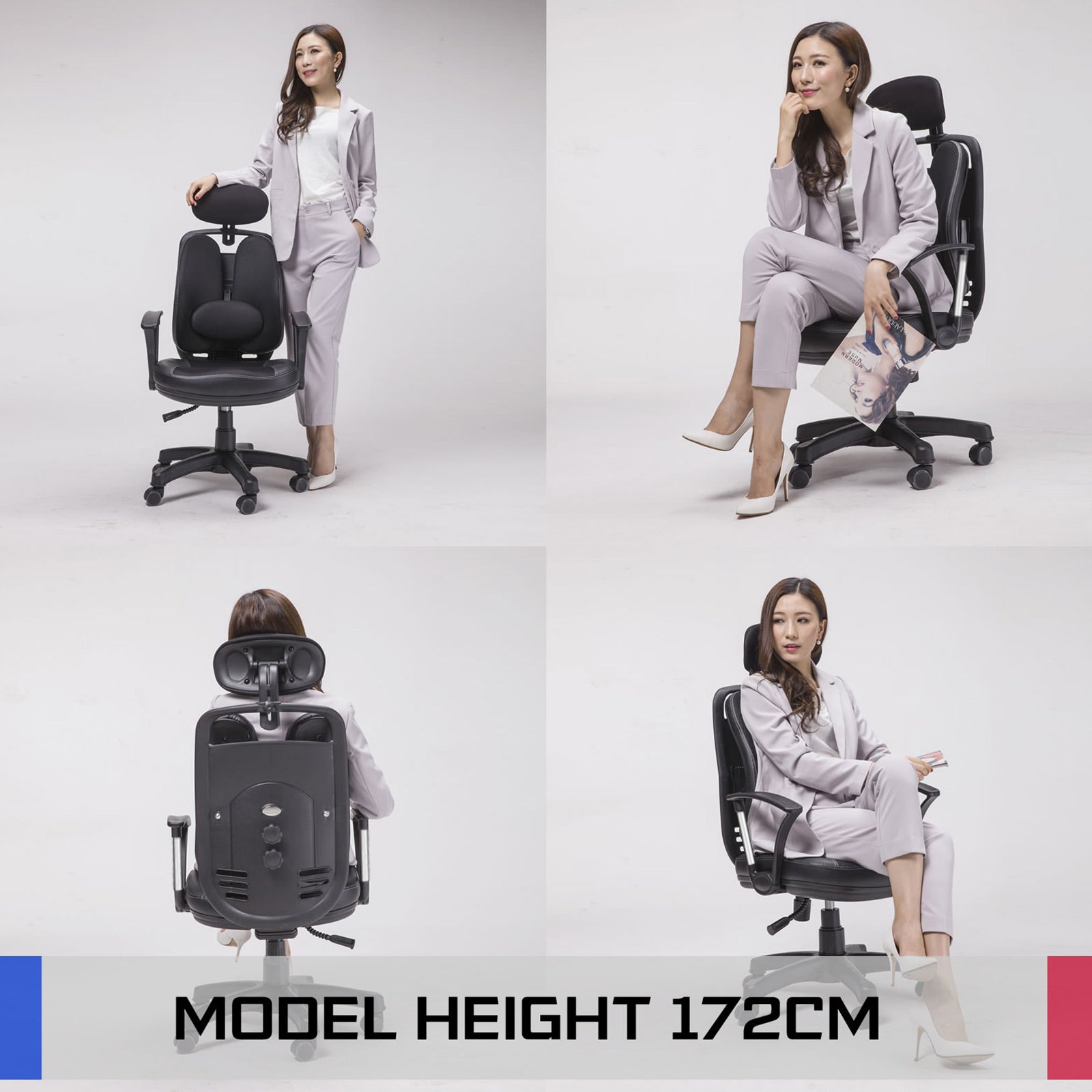 Seoul Ergonomic Office Chair - Black