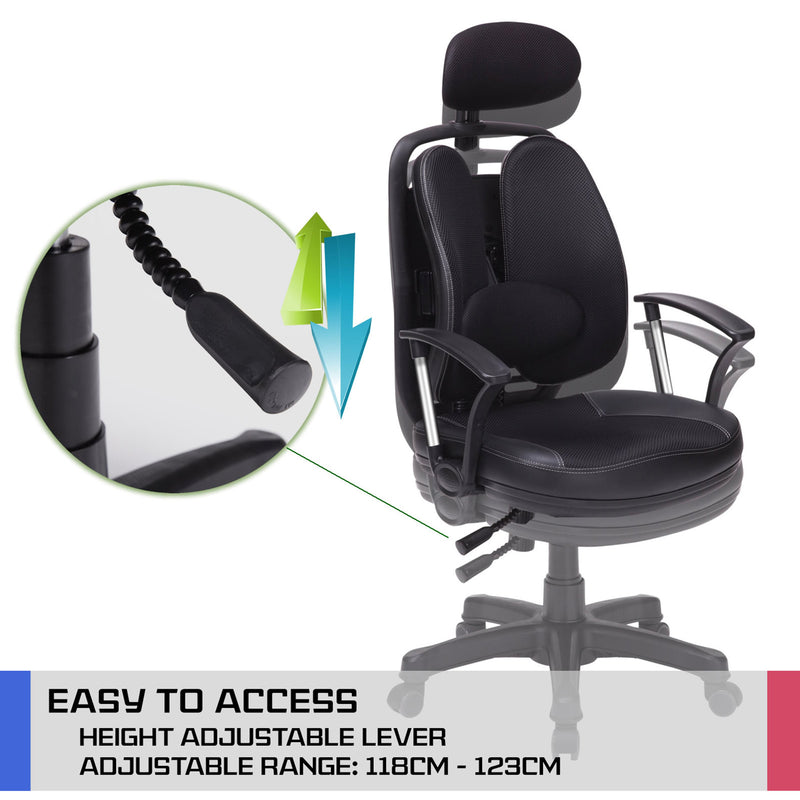 Seoul Ergonomic Office Chair - Black