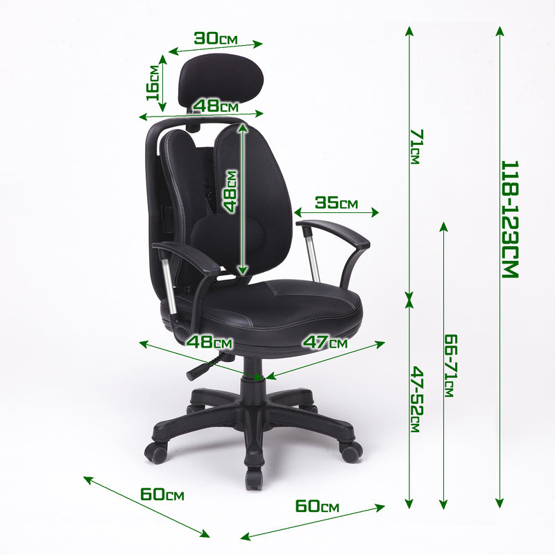 Seoul Ergonomic Office Chair - Black