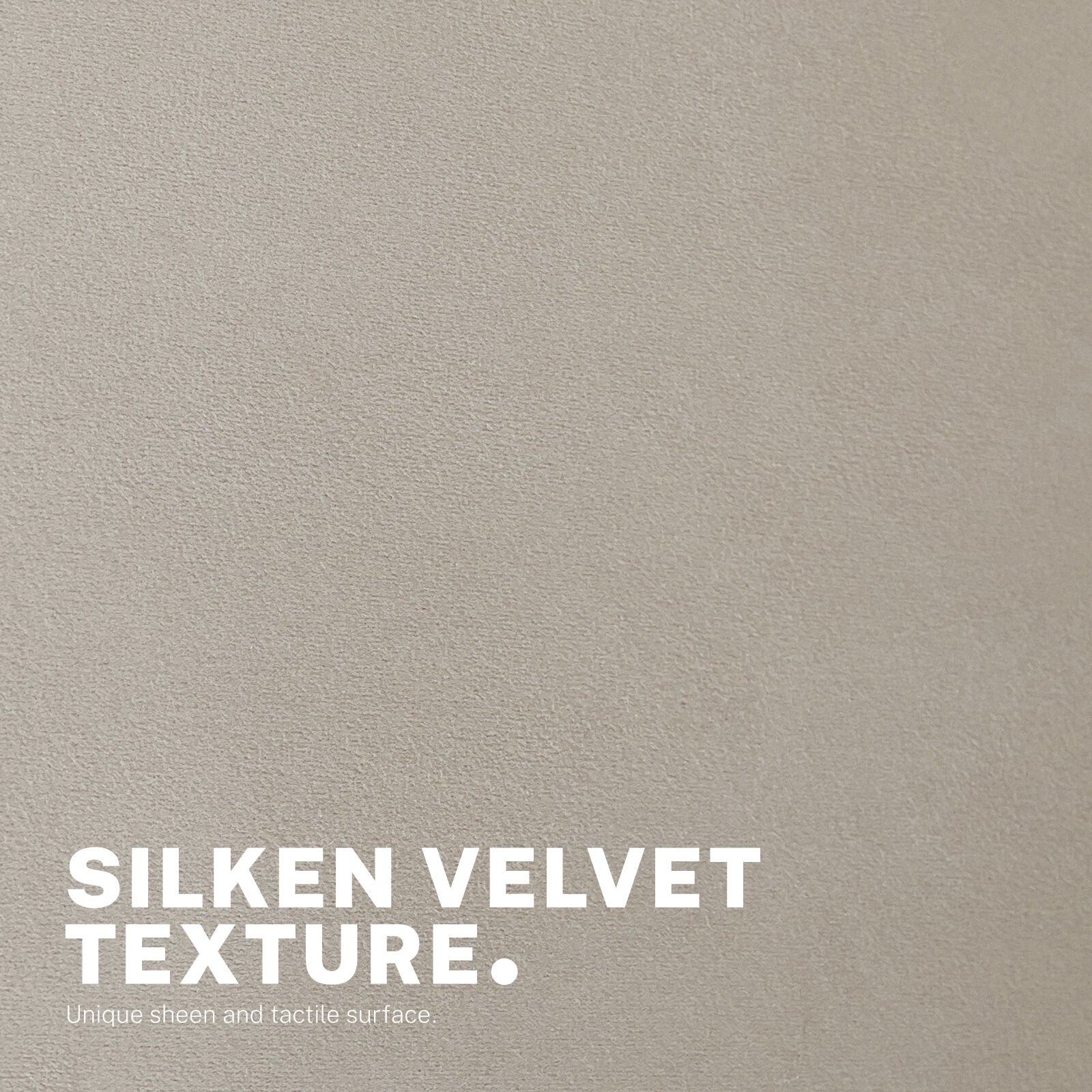 Office Desk Chair - Velvet Home Office Swivel Computer Seat COVE CREAM